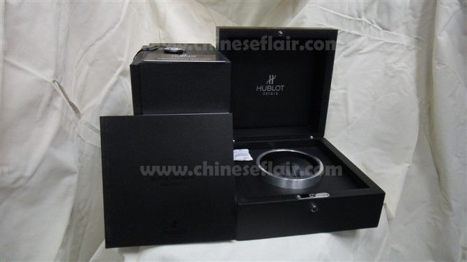 Replica Hublot Watch Box Set / Black Wooden Box Wholesale